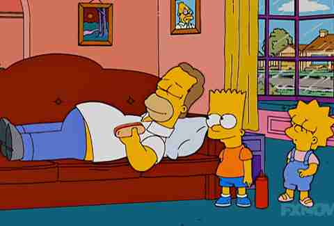 Homer Simpson saying mmm