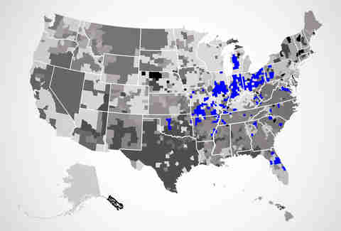 steak 'n shake US map