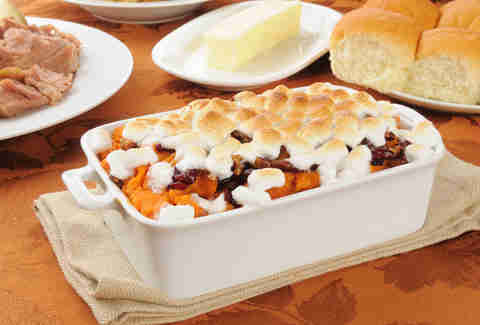 sweet potatoes with marshmallows