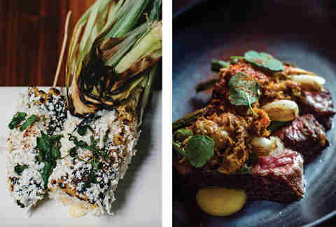 Elotes from Alma Cocina & Chochoyotes from La Condesa