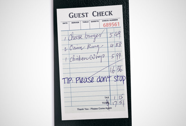 don't stop tipping