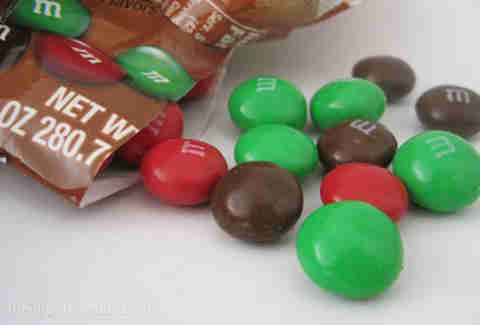 Gingerbread M&M's