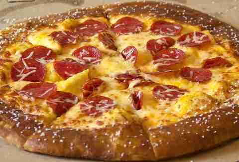 Little Caesars pretzel pizza