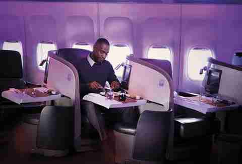 First Class flying