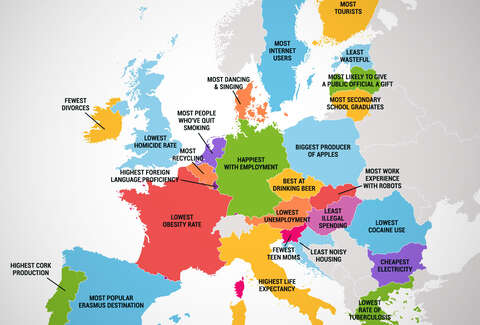 What Every European Country Is Best At -- The Best Things About EU