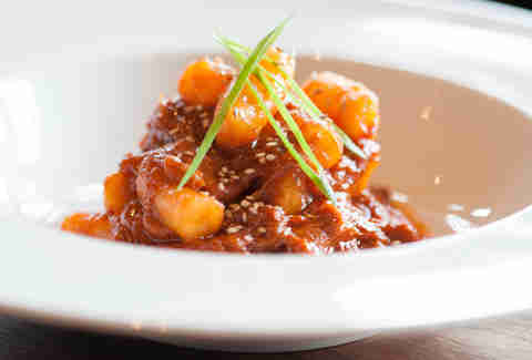 Korean braised goat