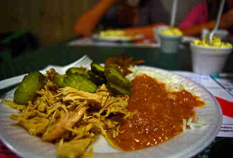 Sweatman's BBQ plate