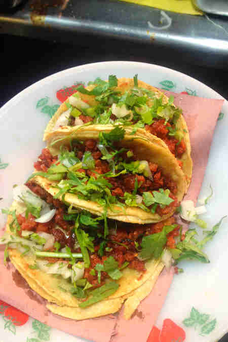 chorizo tacos