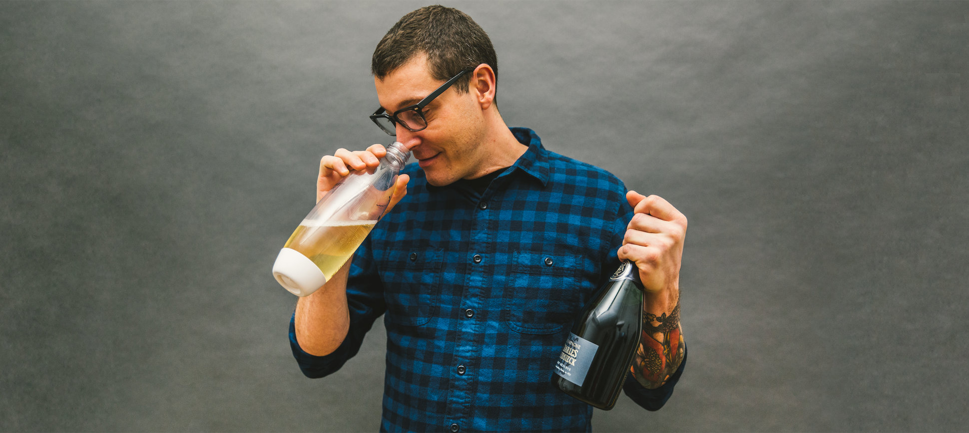 White Wine And Champagne In A SodaStream Carbonating Alcohol With A