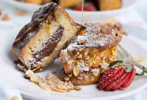 Nutella-stuffed French Toast