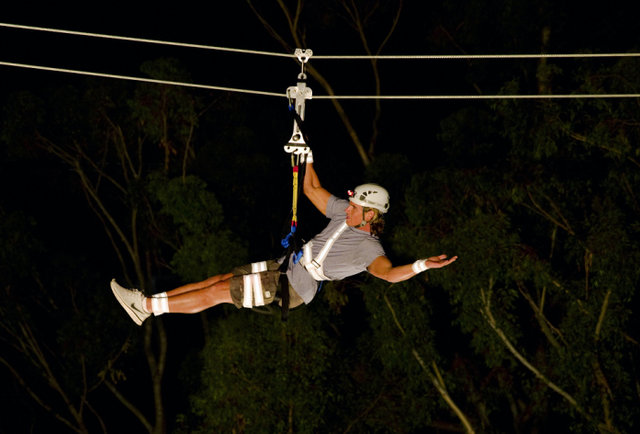 Night Ziplining in Catalina 
