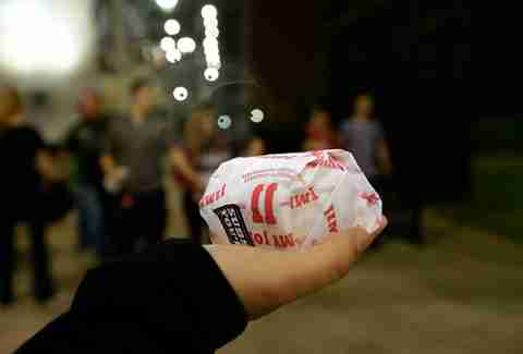 Jimmy John's wrapped sandwich