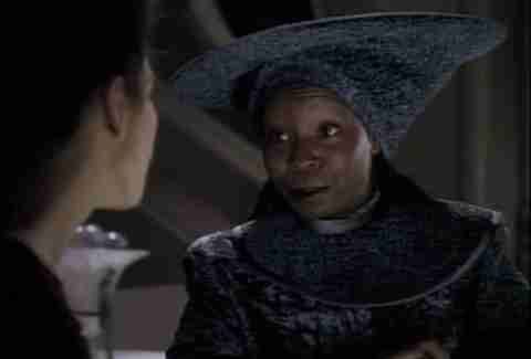 Guinan on Star Trek: Next Generation