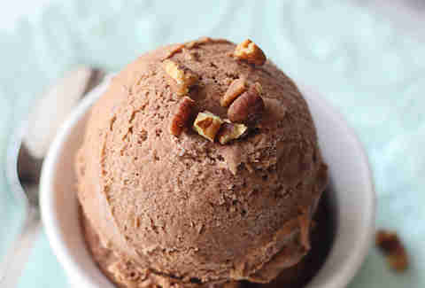Three-ingredient banana Nutella ice cream