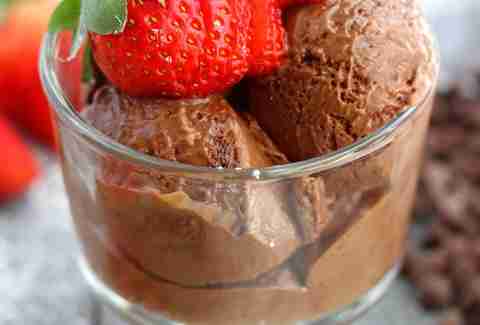 Chocolate mousse ice cream