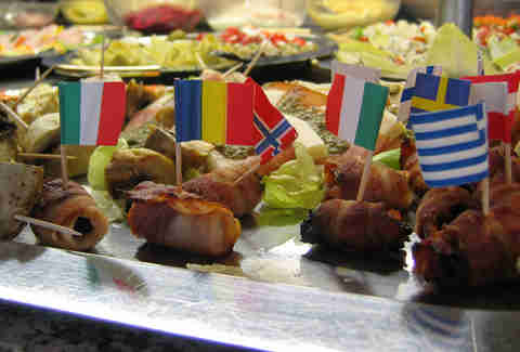 International food plate