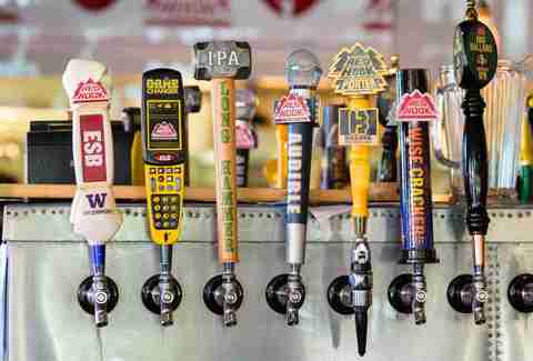 Redhook Ale Brewery taps