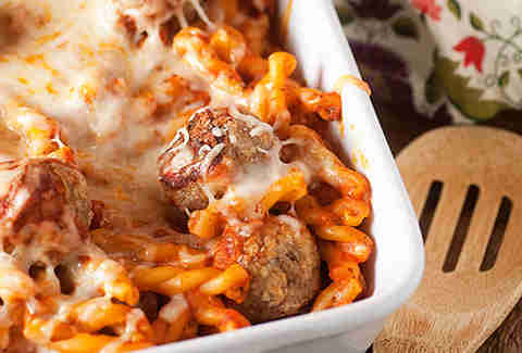 Chicken meatball casserole