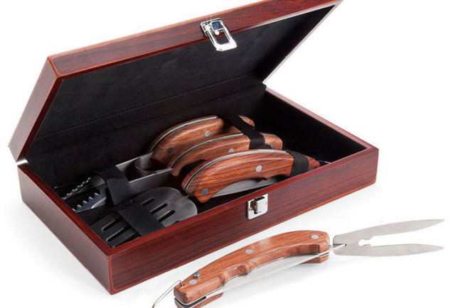 Fold-Out Grill Tools