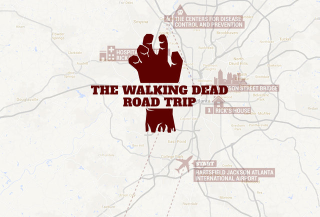 Walking Dead Filming Locations Atlanta Map And Tour