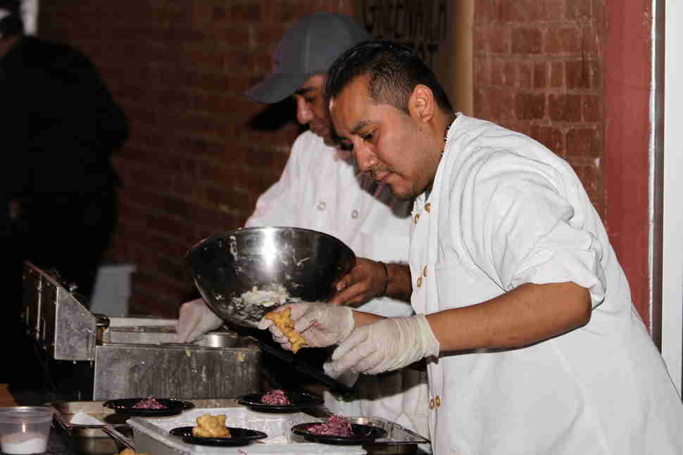 Deep fried oysters