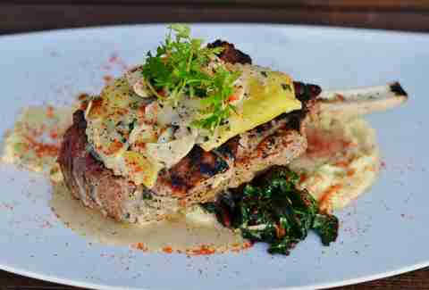 Grilled veal chop