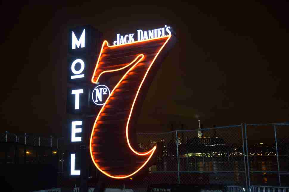 Jack Daniel's motel sign