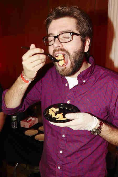 MP Taverna eating