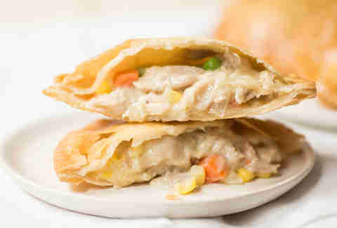 Fried chicken pot pies
