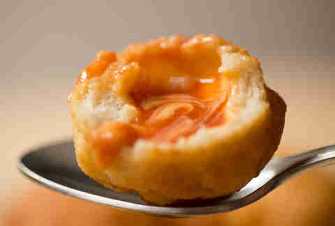 Grilled cheese soup dumplings