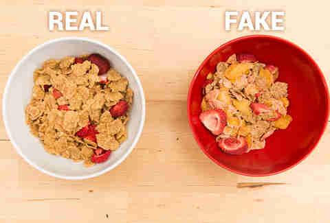special K, strawberries, cereals