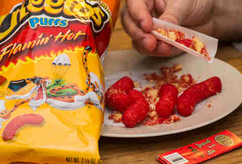 Cheetos rolled in joint