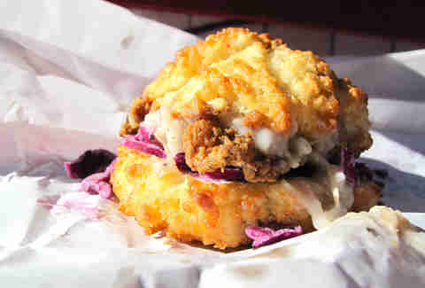 chicken sandwich cheeky sandwiches lower east side new york city nyc