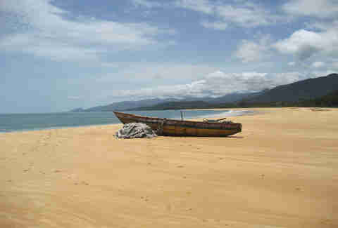 Bureh Beach in Freetown, Sierra Leone, Africa