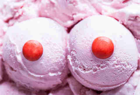 Ice cream that looks like tits