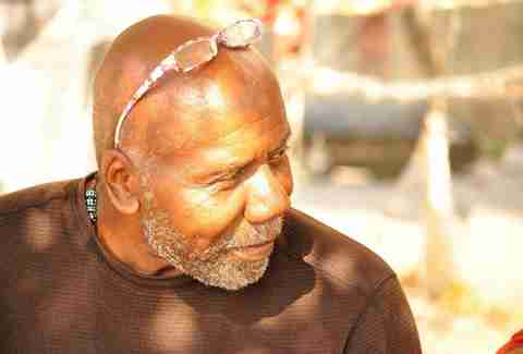 Olayami Dabls, founder of Dabls MBAD African Bead Museum and visual artist, Detroit, Michigan