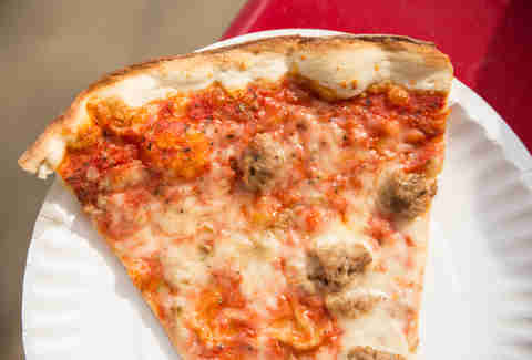 meatball pizza