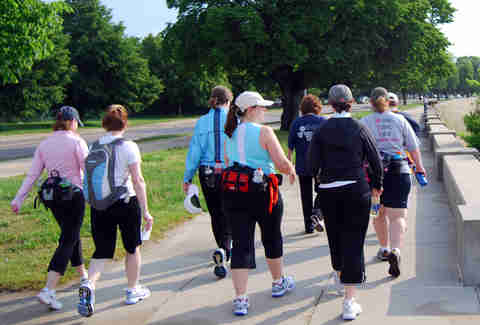 women wearing fanny packs