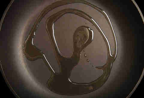 oil in pan