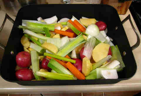 roasting vegetables
