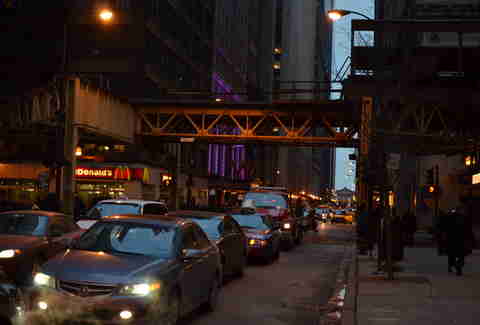 Chicago Loop traffic