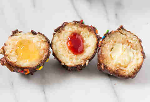 Banana Split Bombs -- Thrillist Recipes