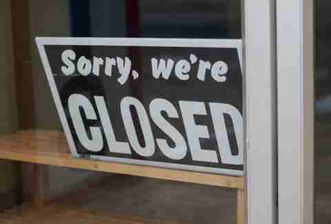 closed sign