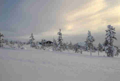 Beautiful scenery in Ivalo