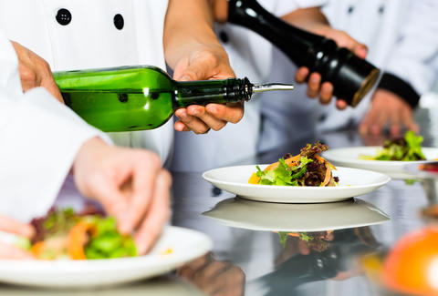cooks, chefs, cooking, restaurant kitchen