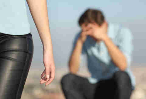 couple breaking up