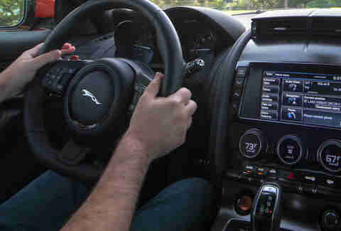 Jaguar F-Type with the ZF 8hp Automatic transmission