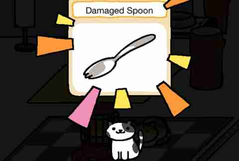 Neko Atsume iPhone game screenshot