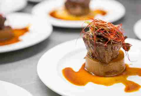 Beef entree at Cowboy Ciao