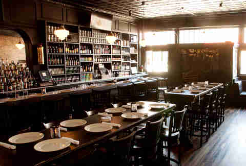 Interior of the blind butcher